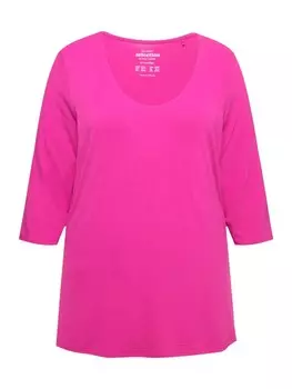 Футболка Ulla Popken, цвет magenta