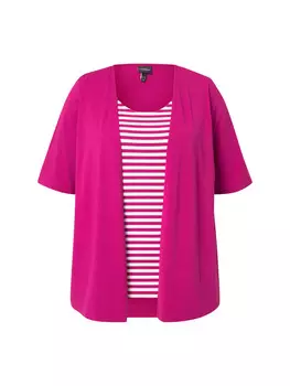 Футболка Ulla Popken, цвет magenta