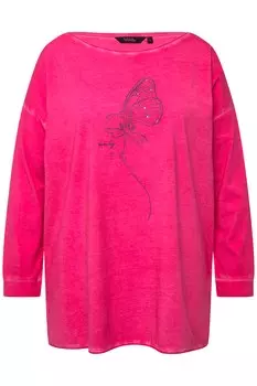 Футболка Ulla Popken, цвет magentapink
