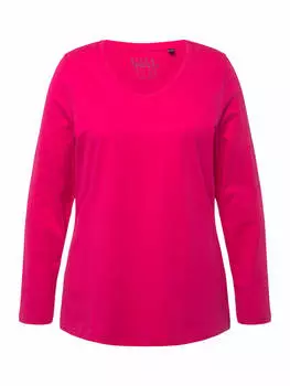 Футболка Ulla Popken, цвет magentapink