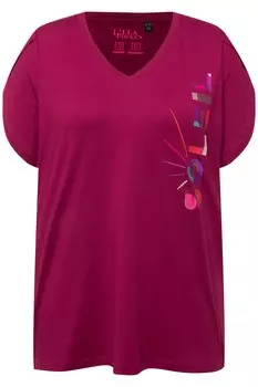 Футболка Ulla Popken, цвет magnolienrot