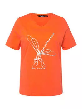 Футболка Ulla Popken, цвет mandarine