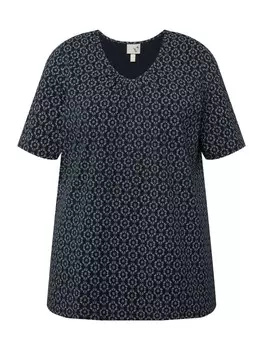 Футболка Ulla Popken, цвет manganblau
