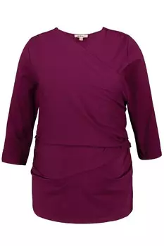 Футболка Ulla Popken, цвет maulbeere