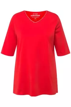 Футболка Ulla Popken, цвет mohnrot