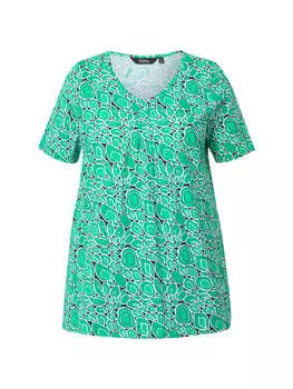 Футболка Ulla Popken, цвет moosgrn