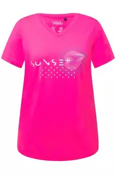 Футболка Ulla Popken, цвет neon berry