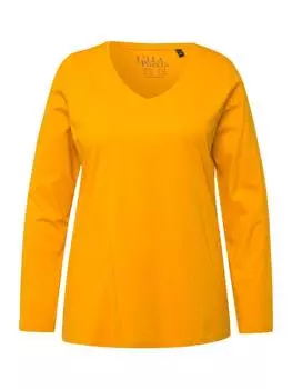 Футболка Ulla Popken, цвет orange/gelb
