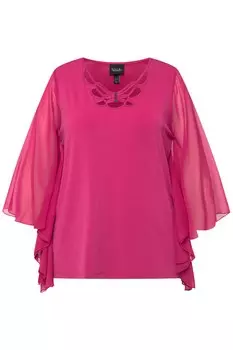 Футболка Ulla Popken, цвет orientpink