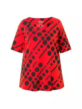 Футболка Ulla Popken, цвет paprikarot