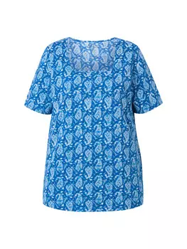 Футболка Ulla Popken, цвет petrolblau