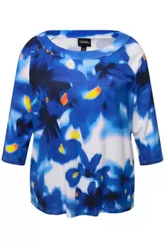 Футболка Ulla Popken, цвет pfauenblau