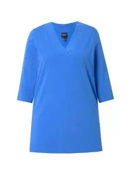 Футболка Ulla Popken, цвет pfauenblau