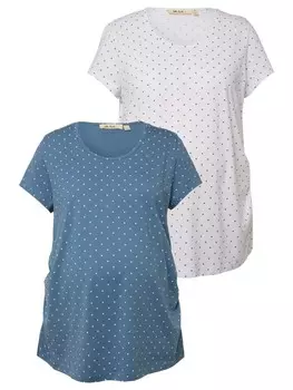 Футболка Ulla Popken, цвет rauchblau