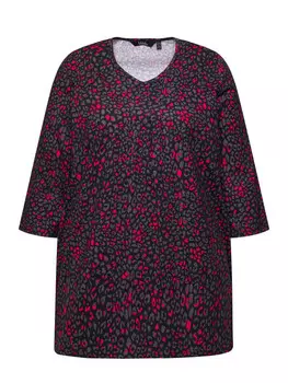 Футболка Ulla Popken, цвет rot pink