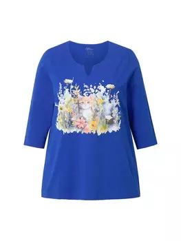 Футболка Ulla Popken, цвет royalblau