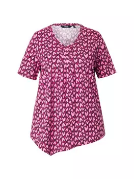 Футболка Ulla Popken, цвет rubin