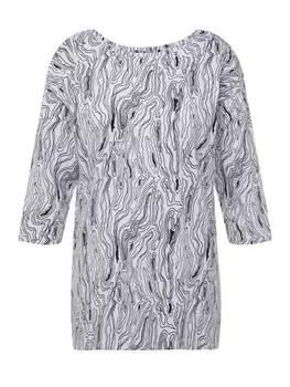 Футболка Ulla Popken, цвет schneewei