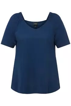 Футболка Ulla Popken, цвет stahlblau