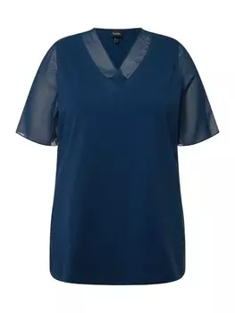 Футболка Ulla Popken, цвет stahlblau