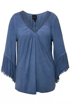 Футболка Ulla Popken, цвет taubenblau