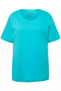 Футболка Ulla Popken, цвет tiefes aqua
