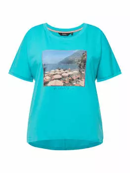 Футболка Ulla Popken, цвет tiefes aqua