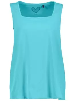 Футболка Ulla Popken, цвет tiefes aqua