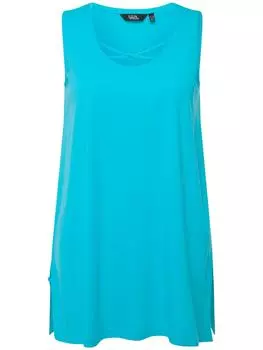 Футболка Ulla Popken, цвет tiefes aqua