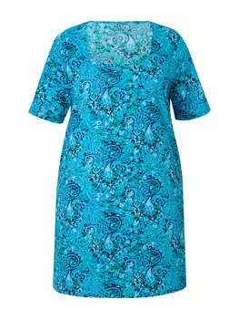 Футболка Ulla Popken, цвет tiefes aqua