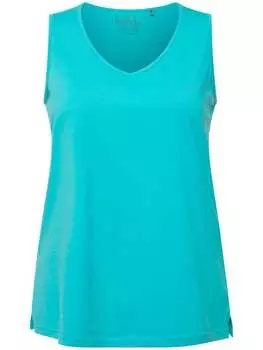 Футболка Ulla Popken, цвет tiefes aqua