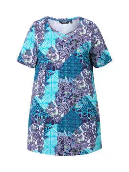 Футболка Ulla Popken, цвет tiefes aqua