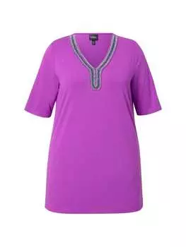 Футболка Ulla Popken, фиолетовый