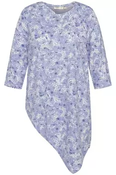 Футболка Ulla Popken Long, цвет violett blau