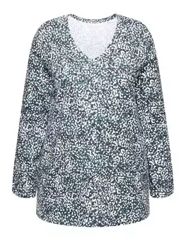 Футболка Ulla Popken Longshirt, белый