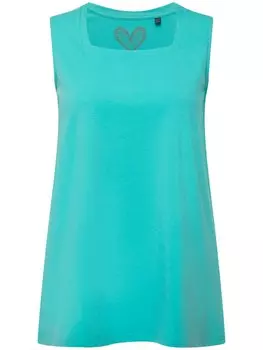 Футболка Ulla Popken Longshirt, бирюзовый