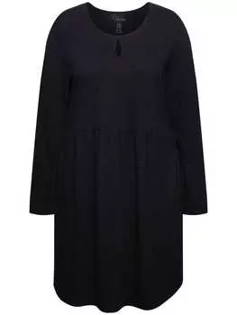 Футболка Ulla Popken Longshirt, черный