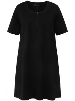Футболка Ulla Popken Longshirt, черный