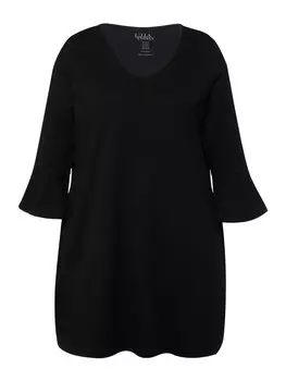 Футболка Ulla Popken Longshirt, черный