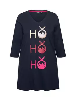 Футболка Ulla Popken Longshirt, черный
