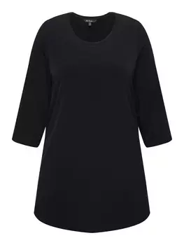 Футболка Ulla Popken Longshirt, черный