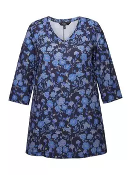 Футболка Ulla Popken Longshirt, черный
