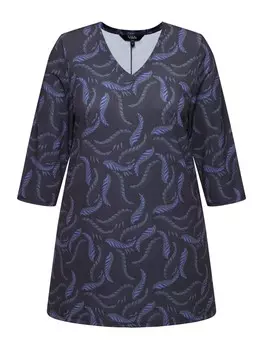 Футболка Ulla Popken Longshirt, черный