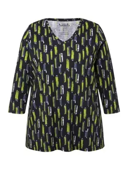 Футболка Ulla Popken Longshirt, черный