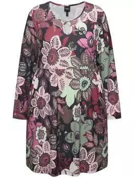 Футболка Ulla Popken Longshirt, черный