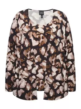 Футболка Ulla Popken Longshirt, черный