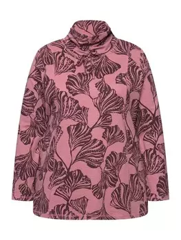 Футболка Ulla Popken Longshirt, цвет altrosa