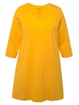 Футболка Ulla Popken Longshirt, цвет apfelsine