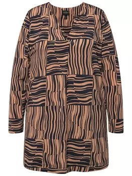 Футболка Ulla Popken Longshirt, цвет dunkles marine