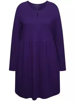 Футболка Ulla Popken Longshirt, цвет lilie